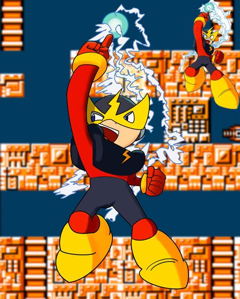 Elec Man Mega Man 1 by WobolongIndustries on DeviantArt