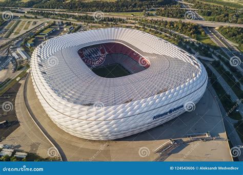 Aerial View of Allianz Arena in Munich Editorial Photo - Image of ...