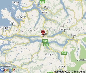 Nordfjord Norway Map - TravelsFinders.Com