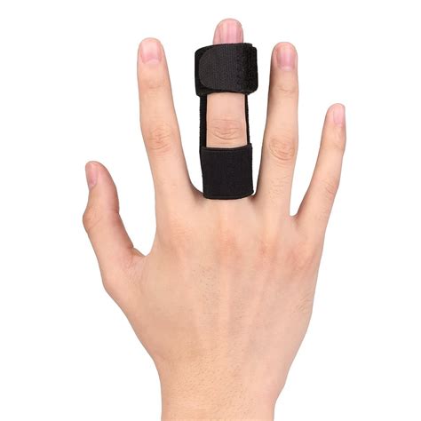 Yosoo Adjustable Finger Protector Trigger Finger Splint Brace with ...