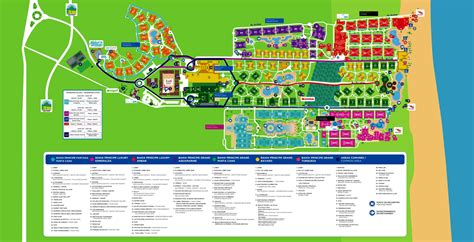 Resort Map of Luxury Bahia Principe Esmeralda in Punta Cana