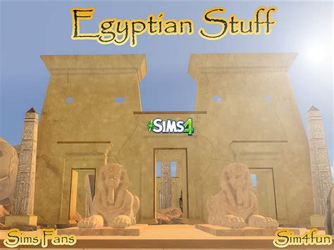 Egyptian Stuff by Sim4fun at Sims Fans » Sims 4 Updates