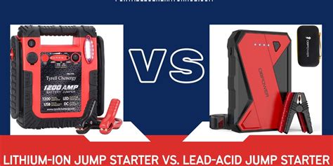 Lithium-Ion Jump Starter VS Lead-Acid Jump Starter - Which Is Better ...