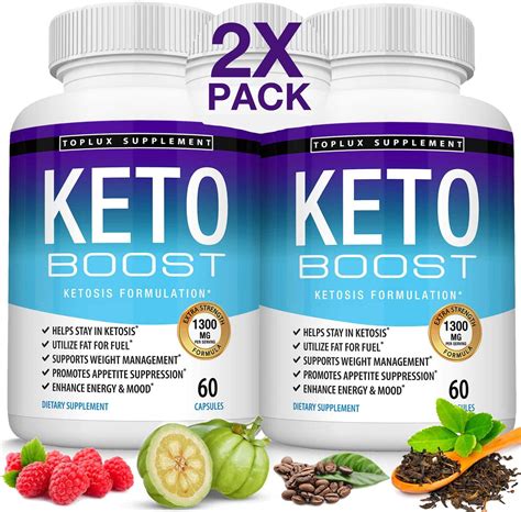 Premium Keto Boost 1300 Diet Pills Ketosis Supplement - Natural ...