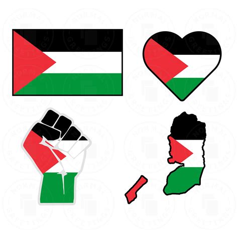 Palestine Flag SVG PNG Bundle Palestinian Flag Cricut Cut - Etsy Canada