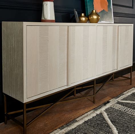 Narrow Cerused Sideboard | Sideboard, Sideboard designs, Narrow sideboard