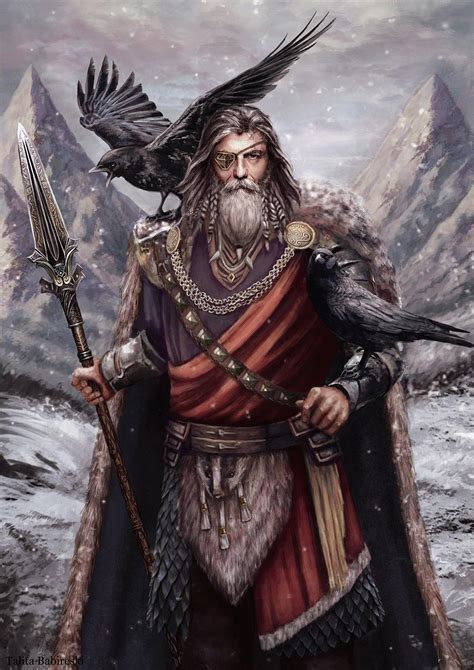 Odin The Allfather - digital art by me. Hope you like it ! : r ...