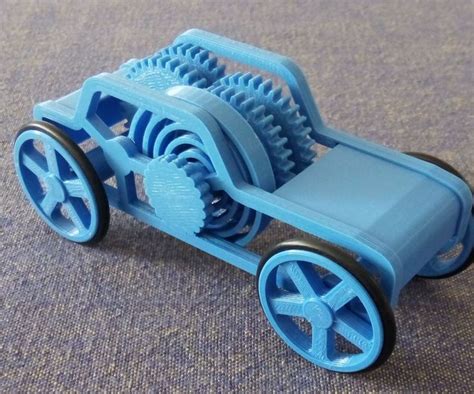 3D Printed Car Toy Windup Motor | 3d printing machine, 3d printing toys ...