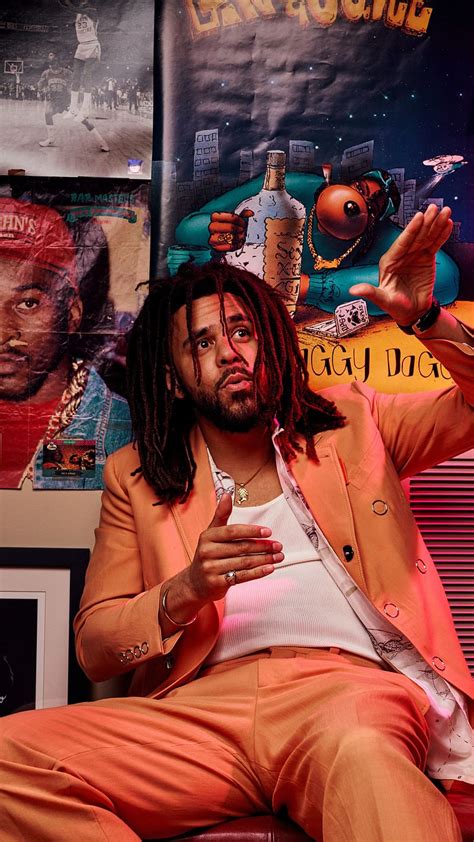 J Cole In Orange Blazer, j cole, orange blazer, music, rapper, hip hop ...