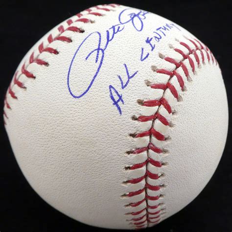 Authentic Pete Rose Autographed Signed Autograph