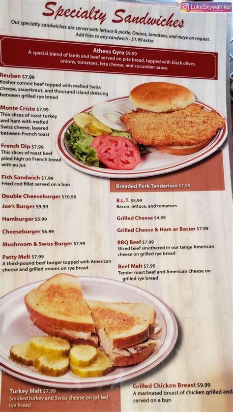 Online Menu of Joes Pancake House Restaurant, Lafayette, Indiana, 47904 ...