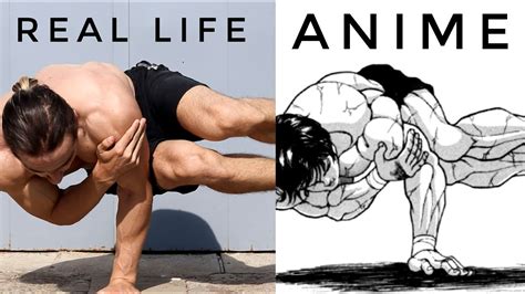 Exercises From ANIME in REAL LIFE (Calisthenics) - YouTube