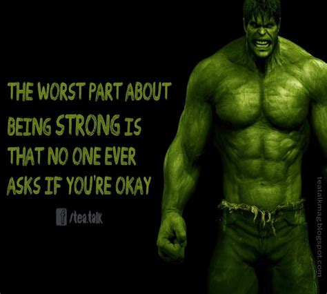 The Worst Part About Being Strong Is That No One Ever Asks If You're ...