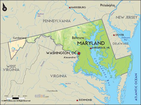 Maryland Map | Fotolip.com Rich image and wallpaper