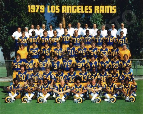 1979 LOS ANGELES RAMS NFL FOOTBALL 8X10 TEAM PHOTO | eBay | Los angeles ...