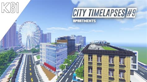 Minecraft City Timelapses #9 || Apartments - YouTube