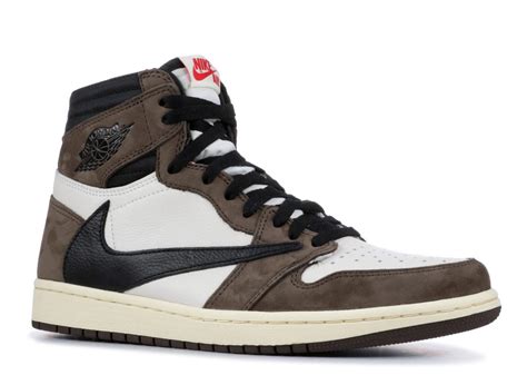 TRAVIS SCOTT X AIR JORDAN 1 RETRO HIGH OG 'MOCHA' - Motion Sneakers