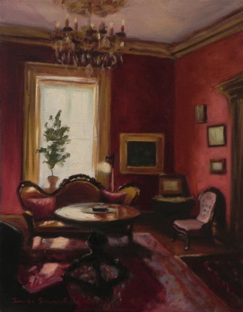 Jonelle Summerfield Oil Paintings: Drawing Room II