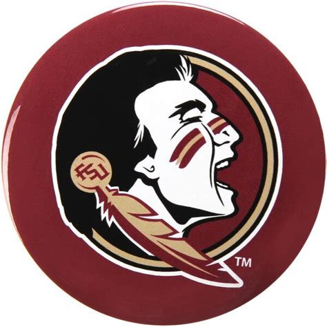 Florida State Seminoles 3" Metal NCAA Team Mascot Button | Official ...