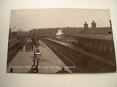 British - 1916 Cudworth Railway Station, Barnsley York's Post Card (10 ...