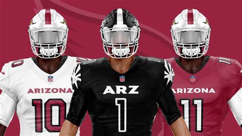 Arizona Cardinals Uniforms : In this video i make all new uniform ...