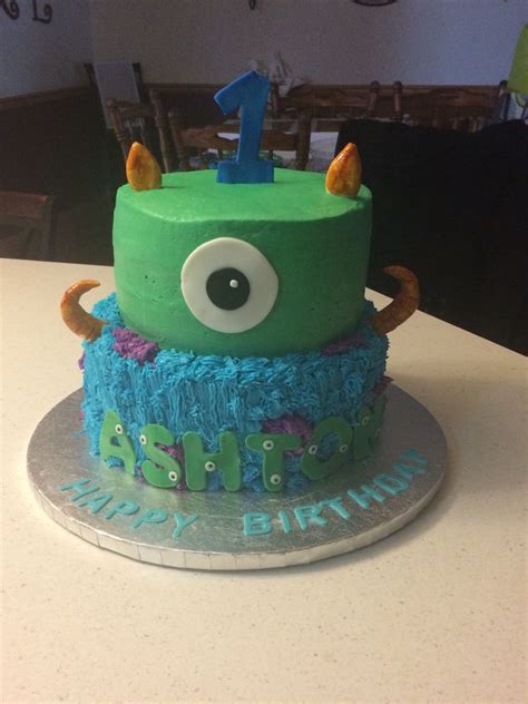 Monsters Inc cake | Monster inc cakes, Cake, Desserts