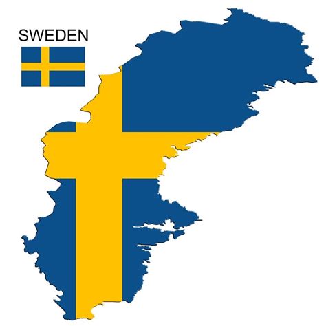 Sweden Flag Map and Meaning | Mappr