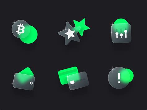 Glassmorphism Icons by Richard Zerr on Dribbble