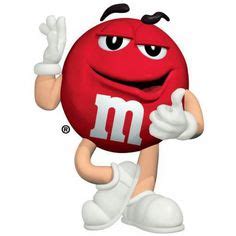 Red - Thumbs up..... | M&m characters, Candy art, Cartoon