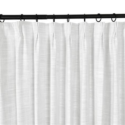 quality merchandise TWOPAGES White Pinch Pleat Curtain for Living Room ...