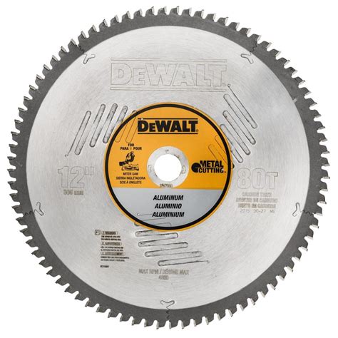 DeWalt DW7666 Carbide Metal Cutting Circular Saw Blade 12" (80 TPI)