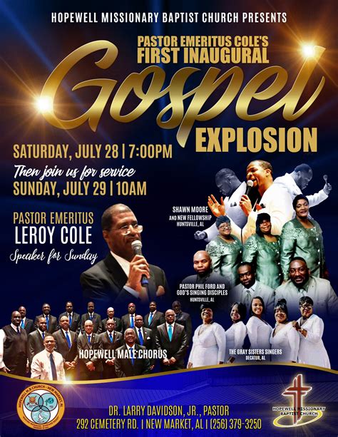 Gospel Concert – Hopewell Missionary Baptist Church