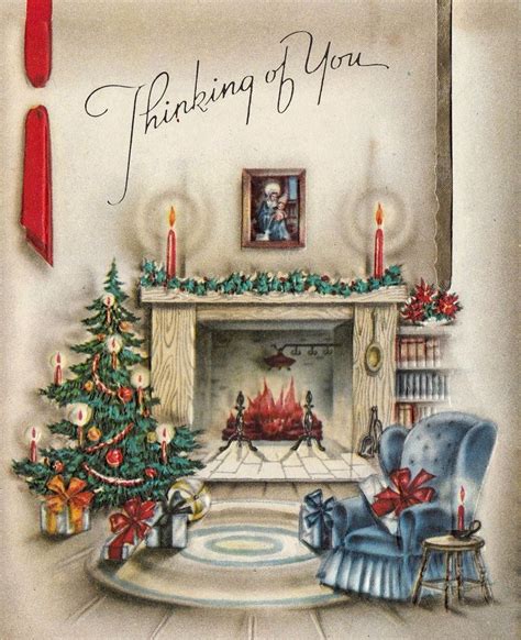 103 best Vintage Christmas Scenes images on Pinterest | Christmas cards ...