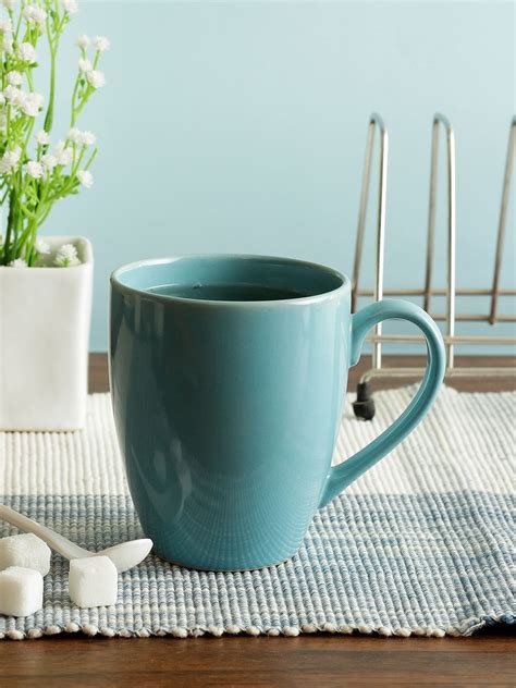 Buy Ceramic Coffee Mug 14 Oz in Blue Colour Online at Best Price ...