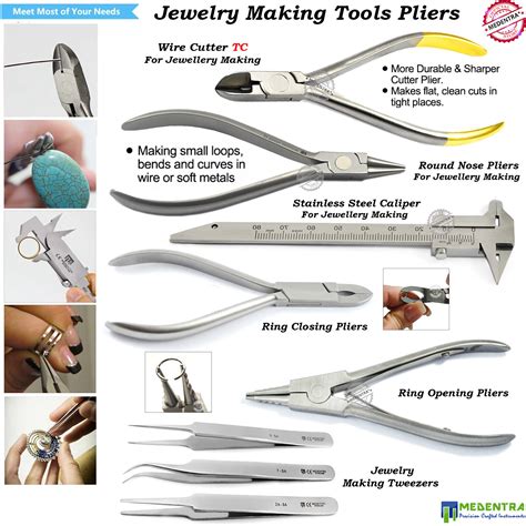 Jewelry Making Tools Sets Wire Trims Wire-Wrapping Looping Pliers ...