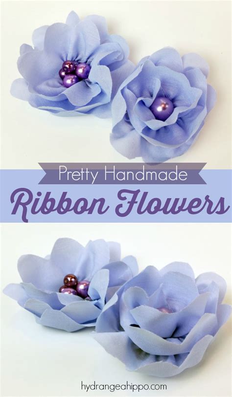 How to Make a Ribbon Flower - Hydrangea Hippo by Jennifer Priest