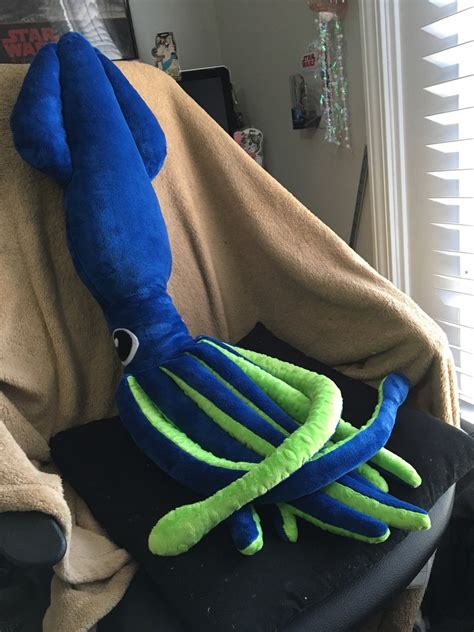 Custom Made to Order Small Giant Squid Plush 45 in long | Etsy