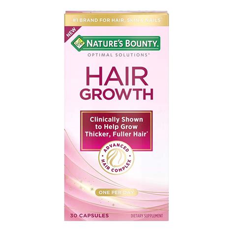 Nature's Bounty Hair Growth Capsules - Shop Multivitamins at H-E-B