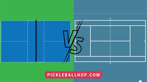 Pickleball Court vs Tennis Court [Explained in 2023] - Pickleball Hop