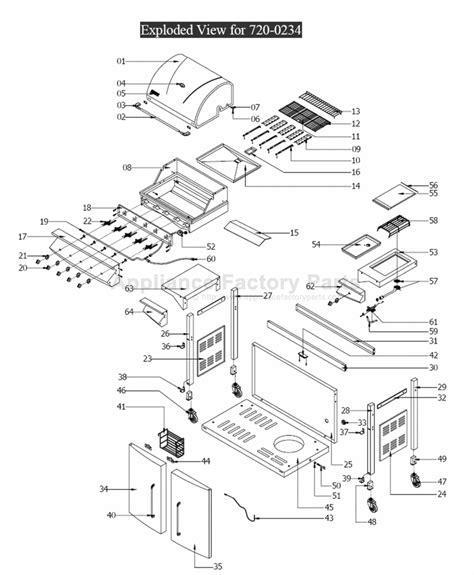 Brinkmann Grill Parts Diagram