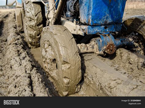 Tractor Stuck Mud On Image & Photo (Free Trial) | Bigstock