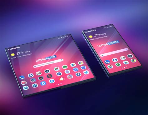 Renders based on Samsung foldable smartphone video leak published ...