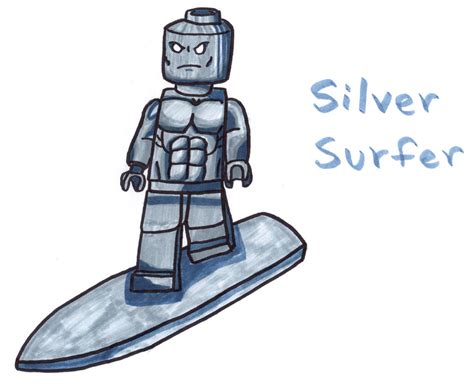 Silver Surfer Lego by YouCanDrawIt on DeviantArt