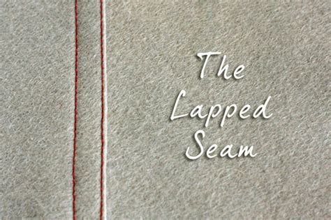 Basic Lapped Seam – Tutorial