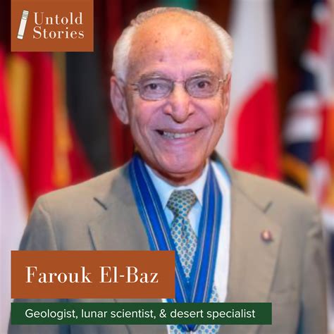 Untold Stories Farouk El Baz - Warner College of Natural Resources