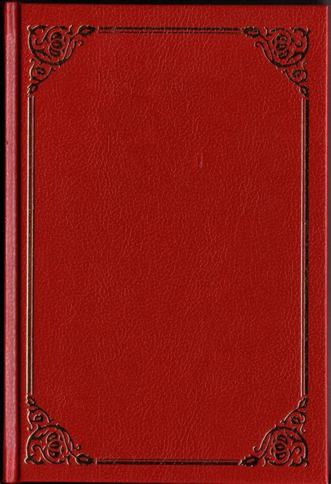 Classic red book cover by semireal-stock on DeviantArt