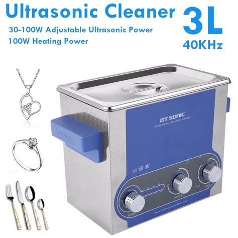 GT Sonic 3L Ultrasonic Cleaner Bath Cleaning Electronic Surgical Parts ...