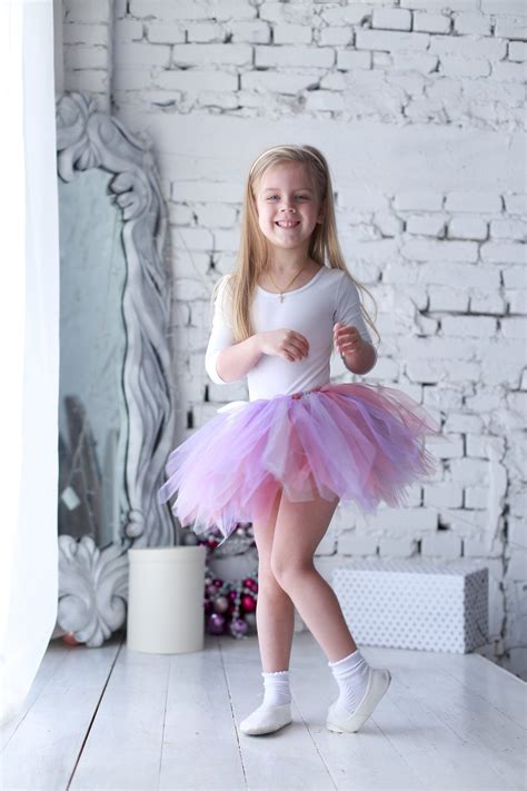 Rainbow Tutus for Girls Ballerina Birthday Outfit Kids Tulle | Etsy