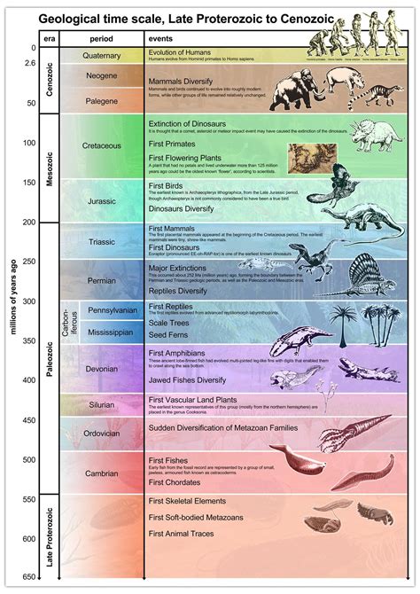 Geologic Time Scale Printable