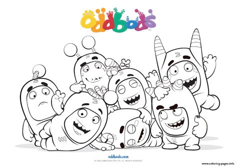 Fuse Oddbods Para Colorear E Imprimir